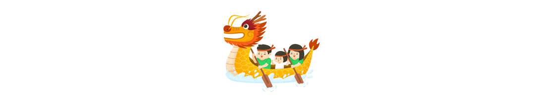 端午节GIF动态分割线可爱手绘预览效果