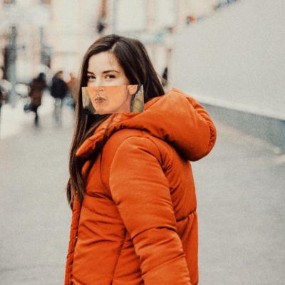 Literary Famale Street Photo Clothing Bags Sale Instagram Post