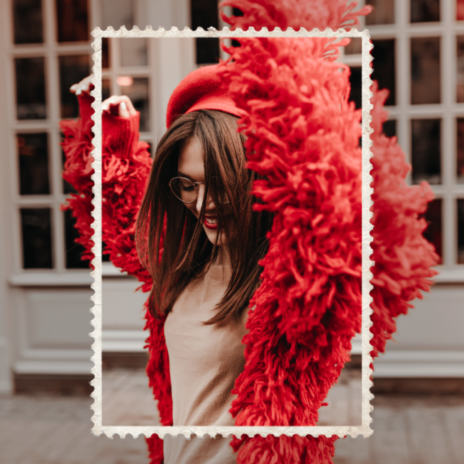 Female Photo Clothing Promotion Fashion Simple Style Vertical Poster Instagram Post预览效果