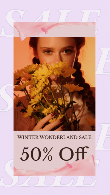 Fashion Winter Wonderland Sale Ecommerce Story预览效果