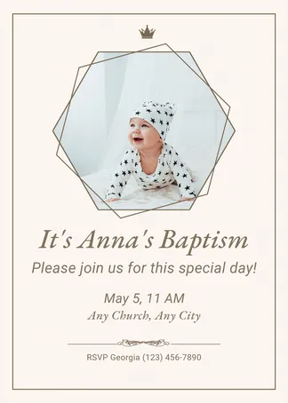 baptism invitation template