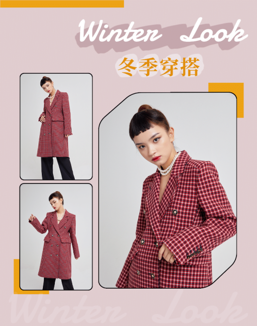 冬上新网红风女装海报banner预览效果