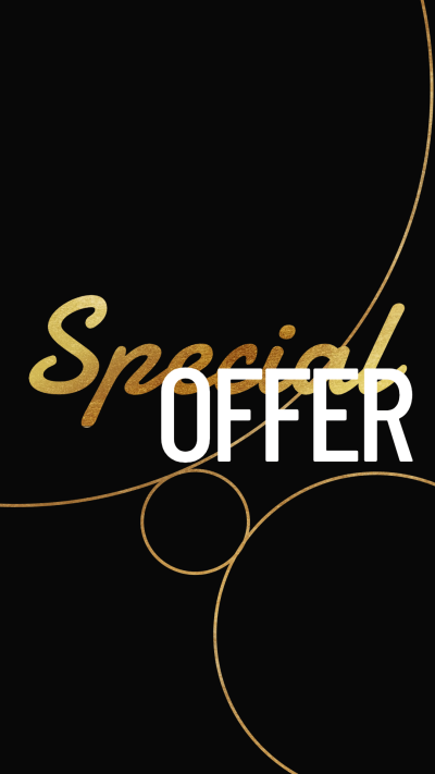 Simple Gold Circle Decorate Black Friday Sales Instagram Highlight