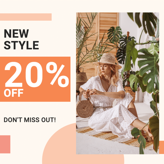 Plant Leaves Background Fashion Style Women's Wear New Arrival Ecommerce Product Image预览效果