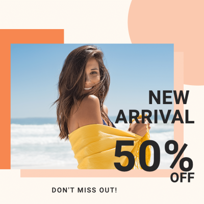 Orange Color Block Fashion Women's Wear New Arrival Ecommerce Product Image
