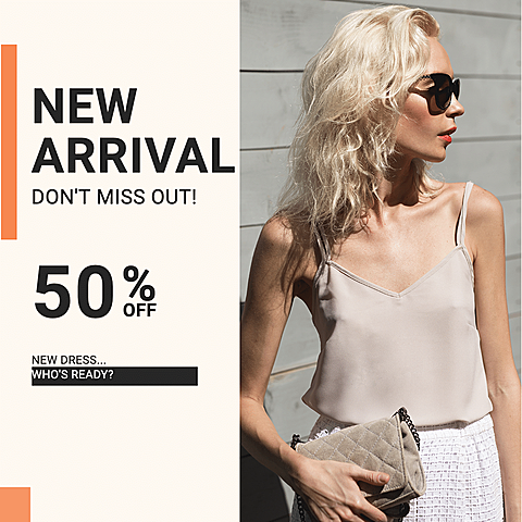 Black Rectangle Element Fashion Style Women's Wear New Arrival Ecommerce Product Image