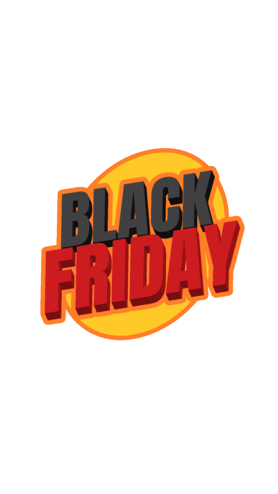 Creative Yellow Ellipse Frame Black Friday Sales Instagram Highlight