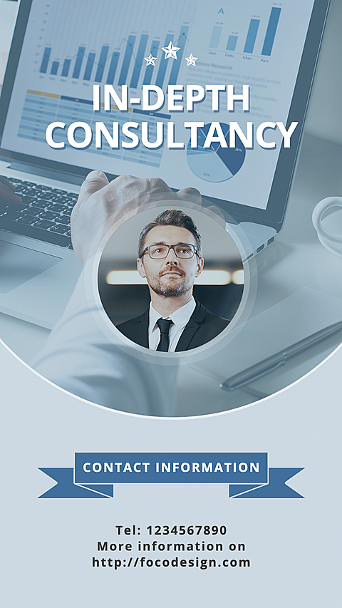 Simple Commercial Consultancy Service Contact Information Ecommerce Story