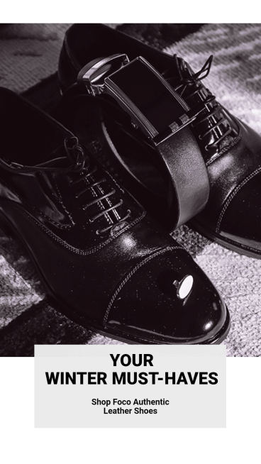 Shoes Promotion On New Products Fashion Simple Style Poster Ecommerce Story预览效果