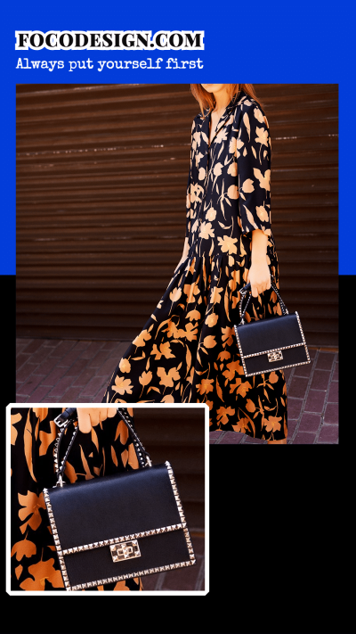Retro Ladies Bag Detail Display Promo Instagram Story