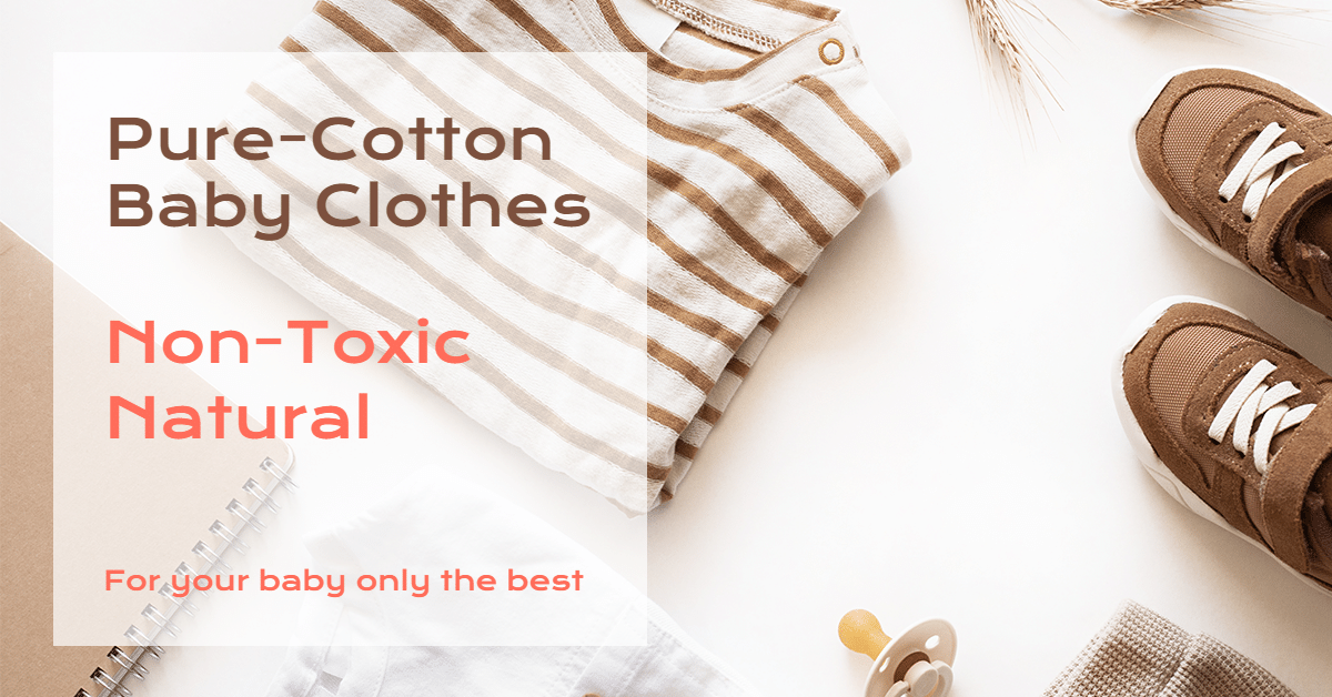 Maternal and Child Cotton Clothing Brand Ecommerce Banner