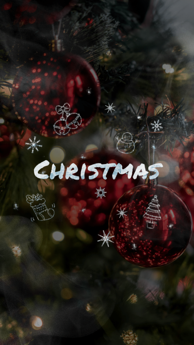 Christmas Bell Illustration Text Instagram Highlight