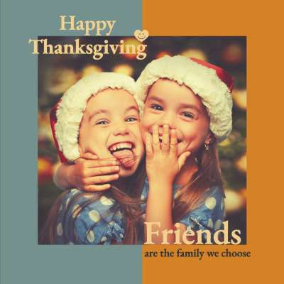 Happy Thanksgiving Photo Template Poster Instagram Post