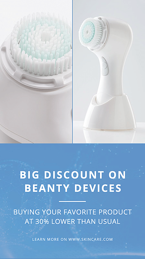 Simple Skin Care Instruments Discount Ecommerce Story