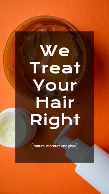 Fashion Hair Care Brand Concept Ecommerce Story预览效果