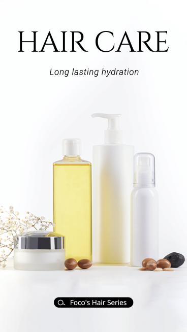 Hair Care Ecommerce Story预览效果