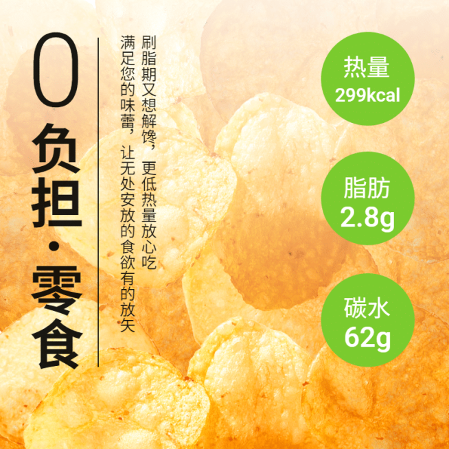食品零食薯片直通车主图预览效果