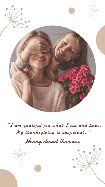 Thanksgiving Quote Instagram Story Image预览效果
