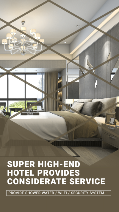 Simple Commercial Hotel Services Introduction Instagram Story