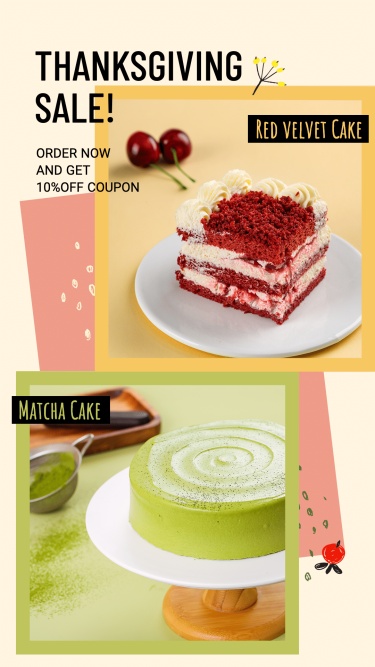 Fashion Desserts Christmas Discount Ecommerce Story