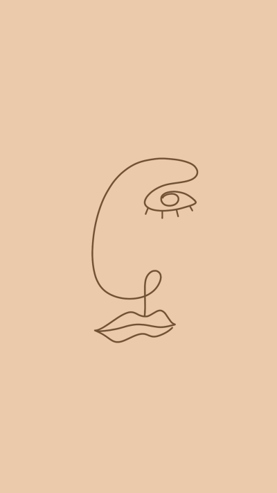 Minimalist Line Drawing Portrait Face Instagram Highlight