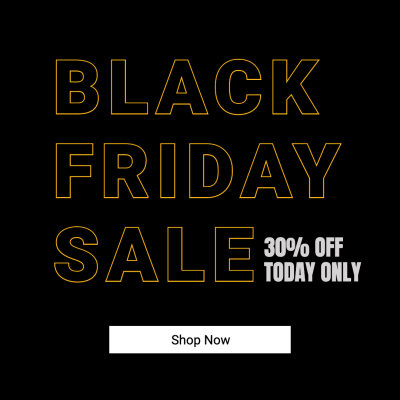 White Rectangle Element Simple Black Friday Promotion Ecommerce Product Image
