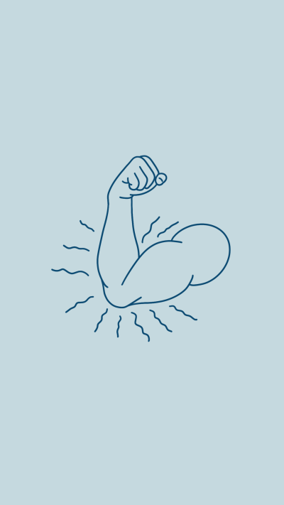 Minimal Line Drawing Muscle Art Illustration Instagram Highlight