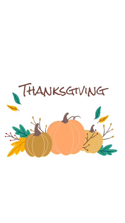 Hand Painted Style Thanksgiving Vegetable Art Instagram Highlight