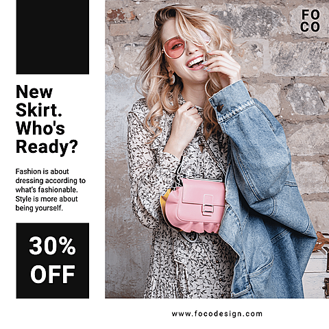 Black Square Element Fashion Women's Wear New Arrival Ecommerce Product Image