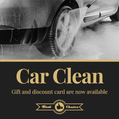 Silk Ribbon Element Simple Car Wash Services Introduction Instagram Post