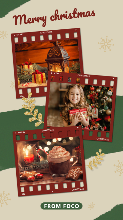 Literary Christmas Photos Instagram Story