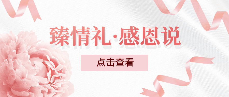 感恩节促销活动公众号首图预览效果