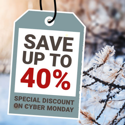 Outdoor Tag Element Simple Cyber Monday Apparel Discount Ecommerce Product Image