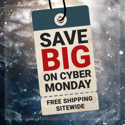 Snow Tree Simple Cyber Monday Apparel Discount Ecommerce Product Image