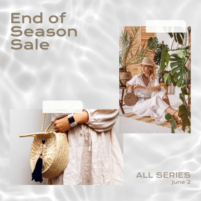 Water Background Clothing Bags Photos Promotion Simple Fashion Style Poster Instagram Post预览效果
