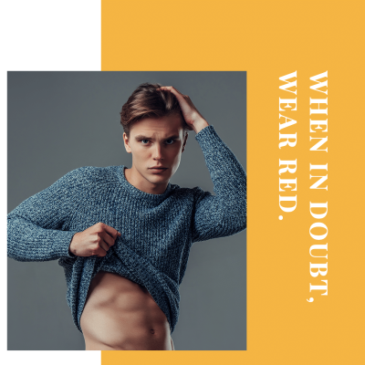 Rectangle Element Fashion Men's Wear New Arrival Display Ecommerce Product Image