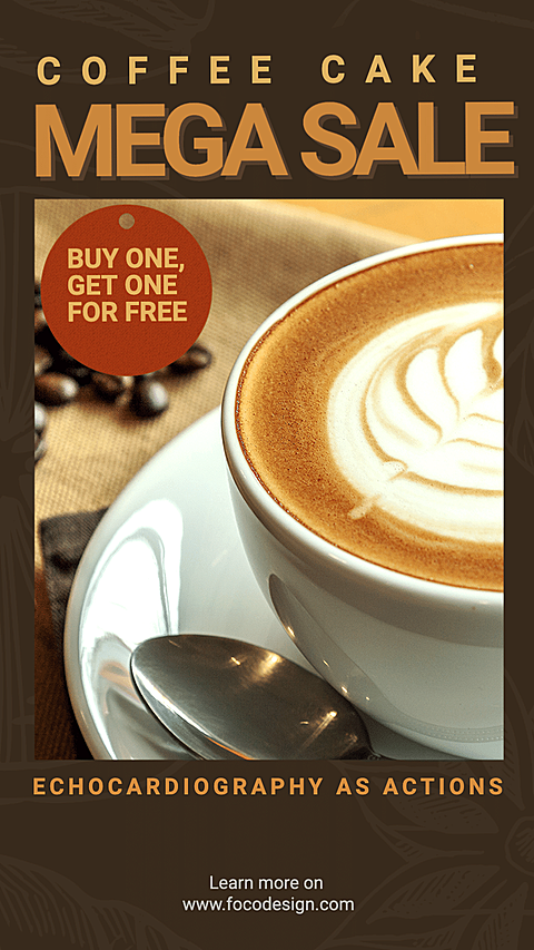 Simple Coffee Cake Mega Sale Ecommerce Story