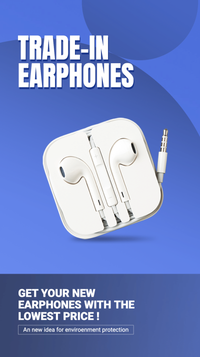 Trade-in Earphones Instagram Story Image