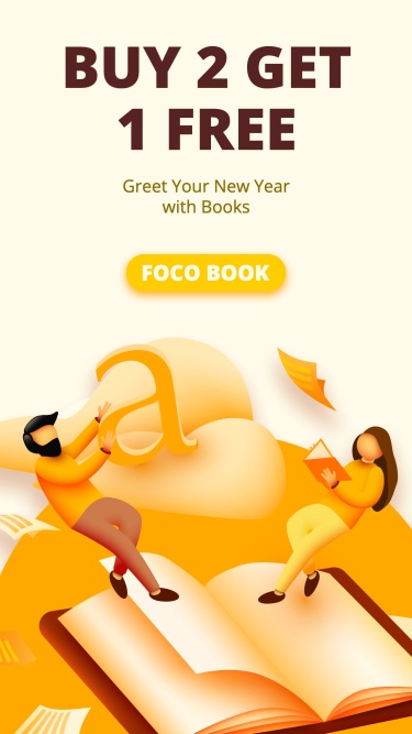 Yellow Ellipse Element Book Store New Year Promotion Ecommerce Story