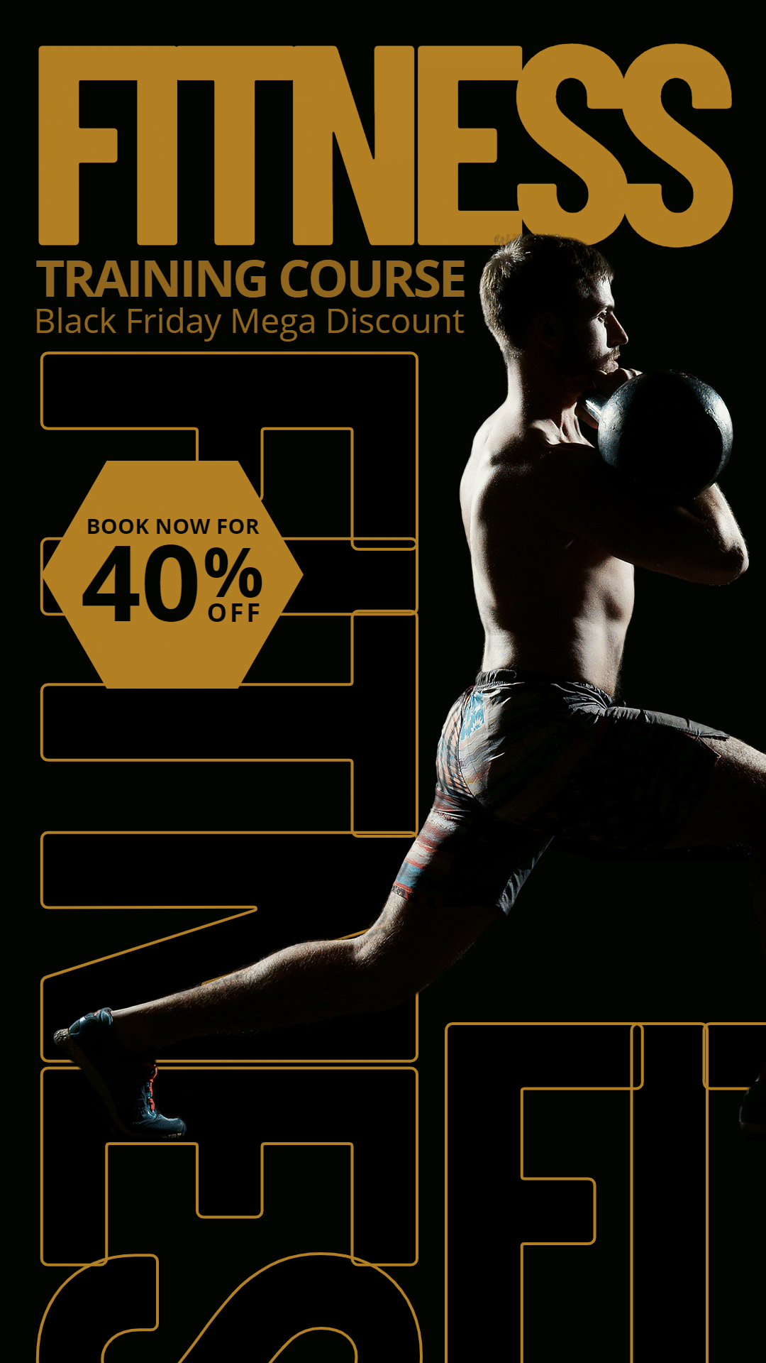 Black Friday Training Course Discount Ecommerce Story预览效果