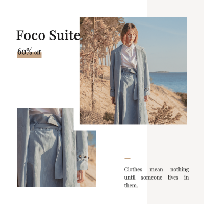 Fashion Women's Suit Display Promo Instagram Post