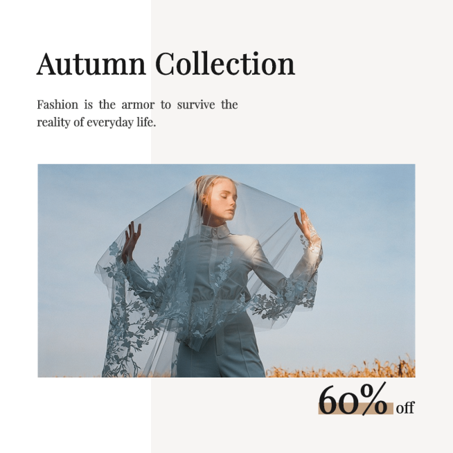 Fashion Women's Wear Autumn Collection Ecommerce Product Image预览效果