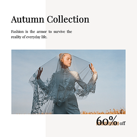 Fashion Women's Wear Autumn Collection Ecommerce Product Image