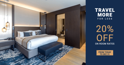 Travel Hotels Reservations Regular Promotion Ecommerce Banner
