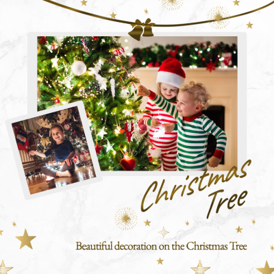 Luxury Style Christmas Family Activities Display Record Instagram Post