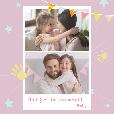 Child Girl Family Display Instagram Post Image