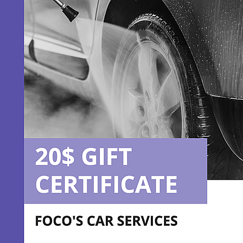 Simple Car Wash Services Introduction Ecommerce Product Image