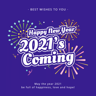 Happy New Year Quote Instagram Post Image