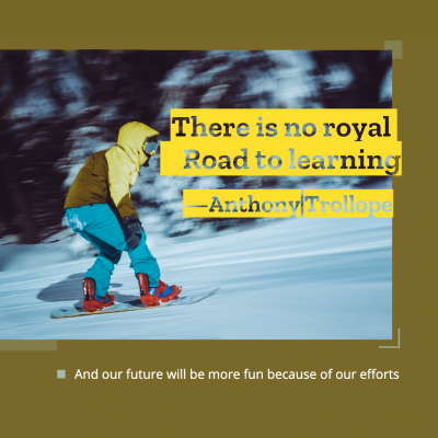 Creative Style Snow Scene New Year Greeting Text Quotes Instagram Post