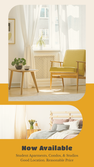 Real Estate Student Housing Listing Information Ecommerce Story